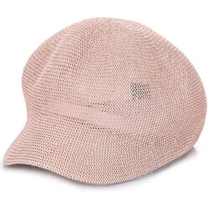 Spring and Summer Korean Version of the New Light Body Solid Color Casual Bump Beret Hat Female Outdoor Fashion Duck Tongue Octagonal Cap(Pink)
