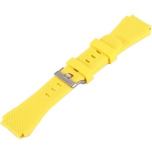 For Samsung Gear S3 Classic Smart Watch Silicone Watchband  Length: about 22.4cm(Yellow)