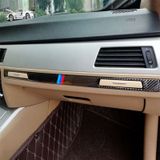 Three Color Carbon Fiber Car Left Driving Middle Control Decorative Sticker for BMW E90 / E92 / E93 2005-2012
