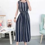 Fashion Printed Slim Slimming Dress (Color:3 Size:XL)