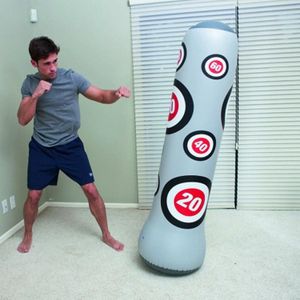 Adult Children Vent Toy Punching Bag Inflatable Boxing Pillar Sandbag Tumbler  Height: 1.6m