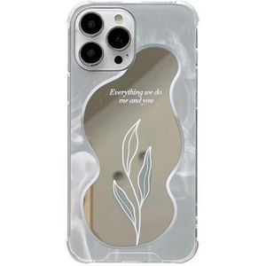 Voor iPhone 14 Pro Color Painted Mirror Phone Case