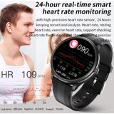 M3 1.28 inch TFT Color Screen Smart Watch  Support Bluetooth Calling/Heart Rate Monitoring  Style: Silicone Strap(White)