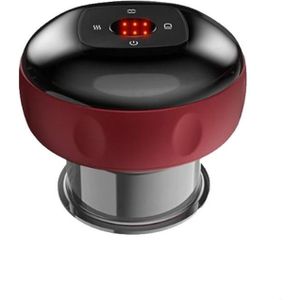 6-speed opladen elektrische cupping massage-apparaat (rode wijn)
