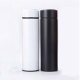 Smart Temperature Display 304 Stainless Steel Vacuum Flask Creative Business Cup For Male And Female Students  Style:High-quality(Black)