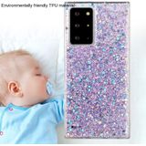 Voor Samsung Galaxy S21 Ultra 5G glitter pailletten epoxy TPU telefoonhoesje