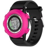 For Garmin Fenix 2 Silicone Protective Case(Rose Red)