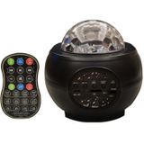 M2 8W Christmas Starry Sky Laser Projection Atmosphere Light Rotating Starry Dynamic Water Pattern Sleeping Light  Specification:USB(Black)