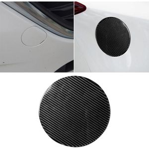 Car Carbon Fiber Fuel Tank Cap Decorative Sticker for Mazda Axela 2013-2018