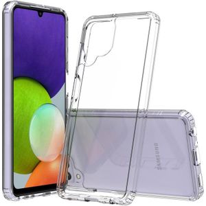 For Samsung Galaxy A22 4G Shockproof Scratchproof TPU + Acrylic Protective Case(Transparent)