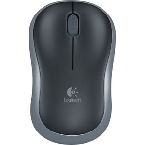 Logitech M186 Wireless Mouse Office Power Saving USB Laptop Desktop Computer Universal(Black Grey)