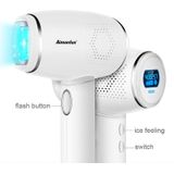 Household Portable Electric Ice Feel Laser Hair Removal Instrument with LCD Screen  EU Plug