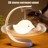 Bird Speaker Night Light Bedroom Bedside Music Desk Lamp  Style:Basic