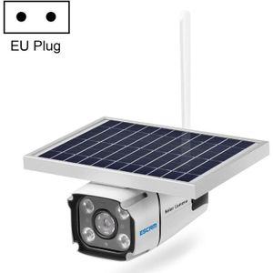 ESCAM QF460 HD 1080P IP67 Waterproof 4G Solar Panel WiFi IP Camera  Support Night Vision / TF Card  EU Plug