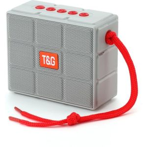 T&G TG311 LED Flashlight Portable Bluetooth Speaker  Support TF Card / FM / 3.5mm AUX / U Disk(Gray)