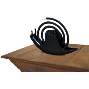 2 STKS Slakvorm Mosquito Coil Tray Vuurvast Mosquito Coil Rack (Zwart)