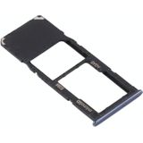 SIM-kaartlade + Micro SD-kaartlade voor Samsung Galaxy A71 / A715 (Zwart)