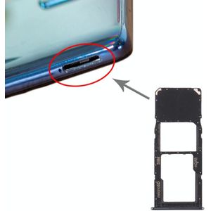 SIM-kaartlade + Micro SD-kaartlade voor Samsung Galaxy A71 / A715 (Zwart)