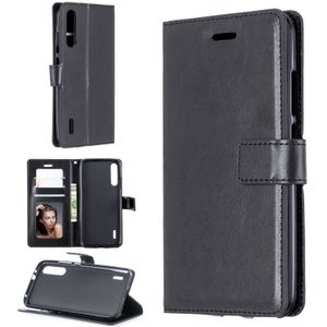 For Xiaomi Mi A2 Crazy Horse Texture Horizontal Flip Leather Case with Holder & Card Slots & Wallet & Photo Frame(Black)
