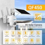 ESCAM QF450 HD 1080P 4G EU Version Solar Powered IP Camera with 64G Memory  Support Two-way Audio & PIR Motion Detection & Night Vision & TF Card
