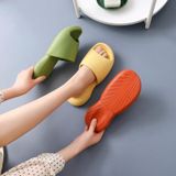 Female Super Thick Soft Bottom Plastic Slippers Summer Indoor Home Defensive Bathroom Slippers  Size: 39-40(Pink)