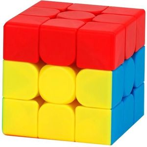 2 stks Derde-orde Solid Color Puzzle Early Education Magic Cube Toy  Style: Little Red Riding Hood