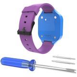 For Huawei Honor K2 Children's Smart Watch Silicone Strap(Purple)