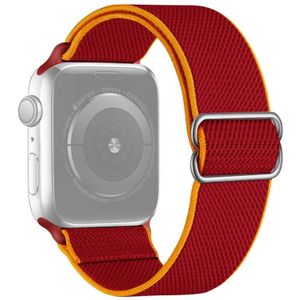 Hoge elastische nylon vervangende horlogeband voor Apple Watch Series 6 & SE & 5 & 4 44mm / 3 & 2 & 1 42mm (China)