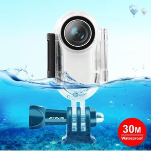 PULUZ 30m Underwater Waterproof Housing Protective Case for Insta360 GO 2  with Base Adapter & Screw (Transparent)