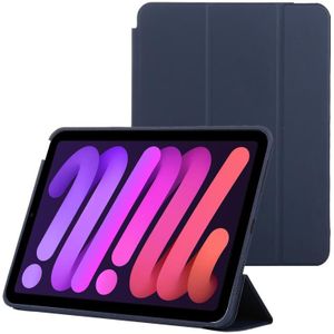 3-voudige horizontale flip Smart lederen tas met slaap / wake-up functie & houder voor iPad mini 6