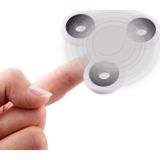 Fidget Spinner Toy Stress Reducer Anti-Anxiety Toy for Children and Adults  4 Minutes Rotation Time  Fluorescent Light  Hybrid Ceramic Bearing + POM Material(Grey)