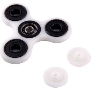 Fidget Spinner Toy Stress Reducer Anti-Anxiety Toy for Children and Adults  4 Minutes Rotation Time  Fluorescent Light  Hybrid Ceramic Bearing + POM Material(Grey)