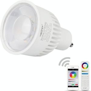 FUT107 GU10 6W dubbel wit CCT LED-lampspotje voor slaapkamer en woonkamer