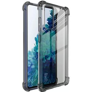 For Samsung Galaxy S20 FE / S20 Lite IMAK All Coverage Shockproof Airbag TPU Case(Transparent Black)