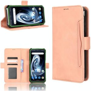 For Blackview BV7100 Skin Feel Calf Texture Card Slots Leather Phone Case(Pink)