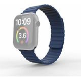 Magnetic Loop Watchband Voor Apple Watch Series 6 & SE & 5 & 4 40mm / 3 & 2 & 1 38mm(Blauw)