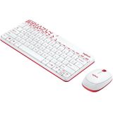 Logitech MK240 Nano Wireless Keyboard and Mouse Set (White)