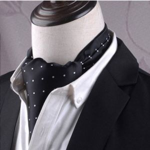Gentleman's Style Polyester Jacquard Men's Trendy Scarf Fashion Dress Suit Shirt British Style Scarf(L247)