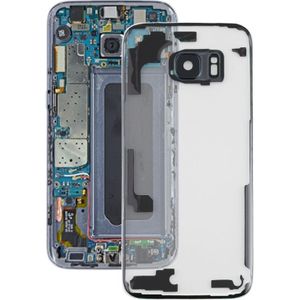 Transparent Battery Back Cover with Camera Lens Cover for Samsung Galaxy S7 Edge / G9350 / G935F / G935A / G935V(Transparent)