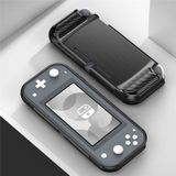 Geborstelde texture Carbon Fiber TPU Case Voor Nintendo Switch Lite (Zwart)