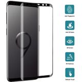 25 PCS For Galaxy S9 Plus 9H Surface Hardness 3D Curved Edge Anti-scratch Full Screen HD Tempered Glass Screen Protector (Black)