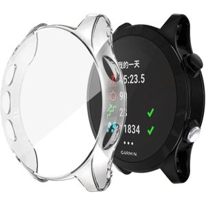 For Garmin Forerunner 935 TPU Electroplated Watch Case(Transparent)