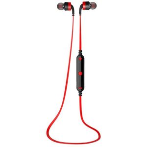 AWEI A960BL Wireless Sport Bluetooth Stereo Earphone with Wire Control + Mic  Support Handfree Call  for iPhone  Samsung  HTC  Sony and other Smartphones(Red)