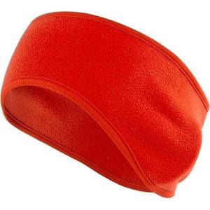Autumn and Winter  Outdoor Sports Sweat-absorbent Breathable Warm Earmuffs Fleece Headband for Men / Women(Red)