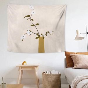 Fabric Tapestry Exaggerated Abstract Style Hanging Background Covering Cloth  Size: 150x130cm(Illustration 08)