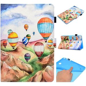 For Galaxy Tab A 8.0 (2015) T350 Painted Horizontal Flat Leather Case with Sleep Function & Card Slot & Buckle Anti-skid Strip & Bracket & Wallet(Balloon)