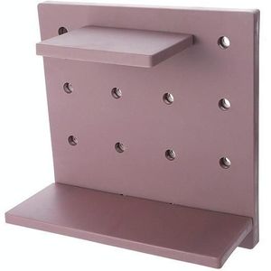 3 PCS Punch-Free Household Small Storage Racks For Kitchen & Bathroom Wall Finishing Racks(Purple)