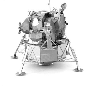 3 PCS 3D Metal Assembly Model DIY Puzzel  Stijl: Lunar Module