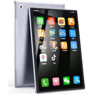 YQ16 4G Telefoongesprek Tablet PC  10.1 inch  3GB + 32 GB  Android 10 MTK6762 Octa Core tot 2.0 GHz  ondersteuning Dual Sim  WiFi  Bluetooth  OTG  GPS  US Plug (Silver)