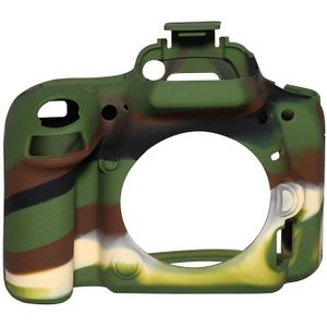 Pixel P001 voor Nikon D750 camera siliconen beschermhoes (jungle camouflage)